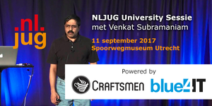 UITVERKOCHT: NLJUG University Sessie met Venkat Subramaniam op 11 september UITVERKOCHT: NLJUG University Sessie met Venkat Subramaniam op 11 september